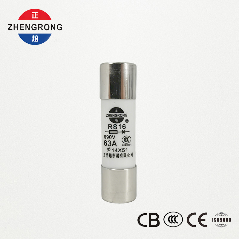 Cầu chì công suất cắt cao 14 * 51mm 500V 63A RS16