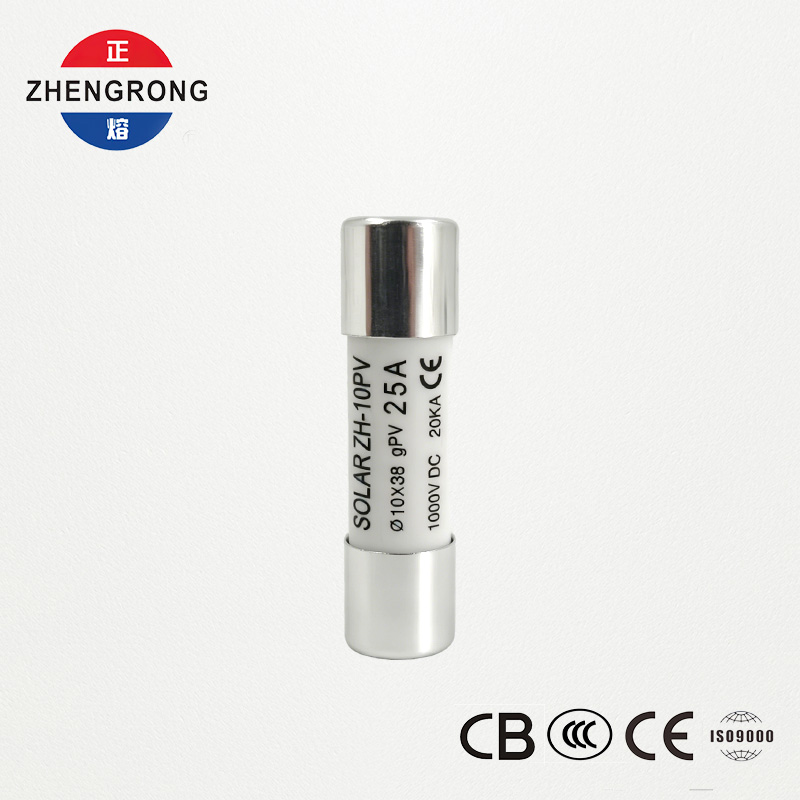 Các liên kết cầu chì đặt lại bảng điều khiển năng lượng mặt trời 10 * 38 25A tùy chỉnh cho quang điện