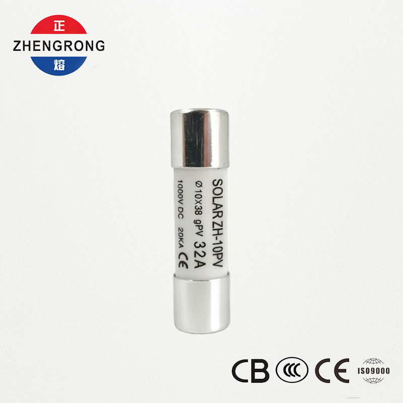 Các liên kết cầu chì đặt lại bảng điều khiển năng lượng mặt trời 10 * 38 32A tùy chỉnh cho quang điện