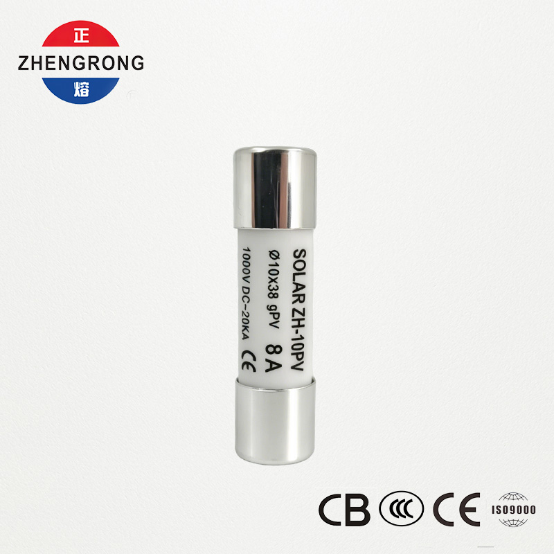 Các liên kết cầu chì đặt lại bảng điều khiển năng lượng mặt trời 10 * 38 8A tùy chỉnh cho quang điện