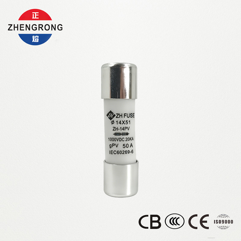 Các liên kết cầu chì đặt lại bảng điều khiển năng lượng mặt trời 14 * 51 50A tùy chỉnh cho quang điện