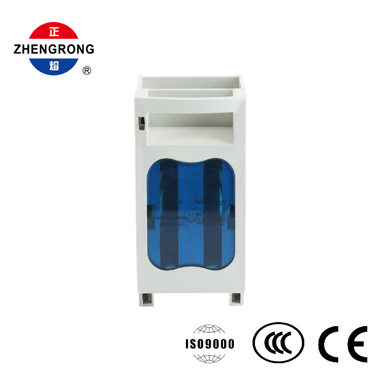 Giá đỡ cầu chì DIN Rail NH00 160A Đế cầu chì công tắc dao