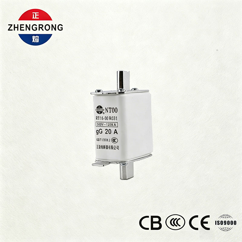 Cầu chì công suất ngắt NT00 20A - Liên kết cầu chì gG gốm 500V 120kA