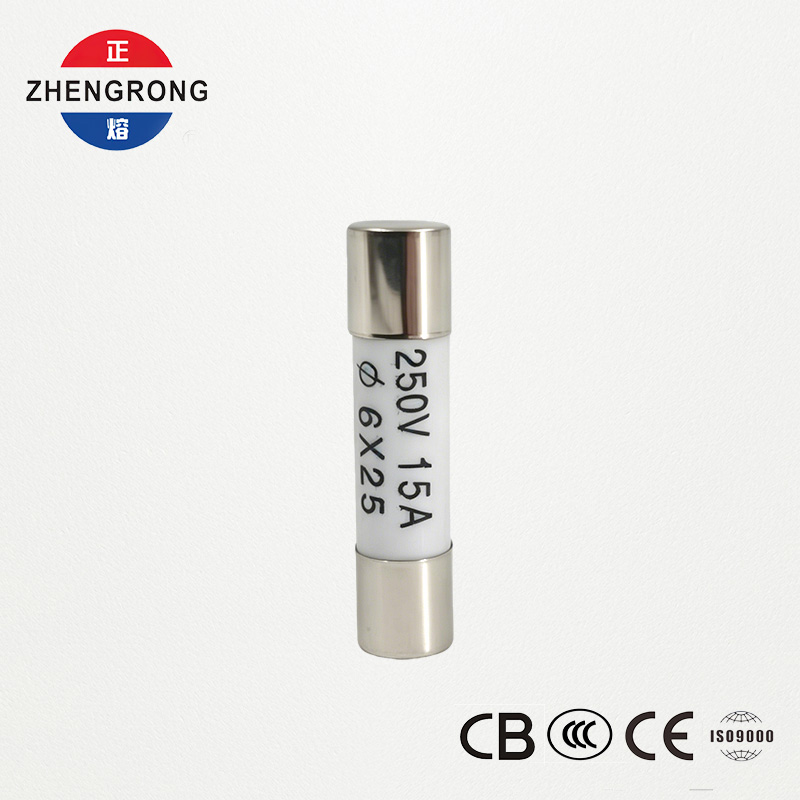 Cầu chì 6 * 25 mm R057 15A hiệu suất cao dành cho người mua số lượng lớn