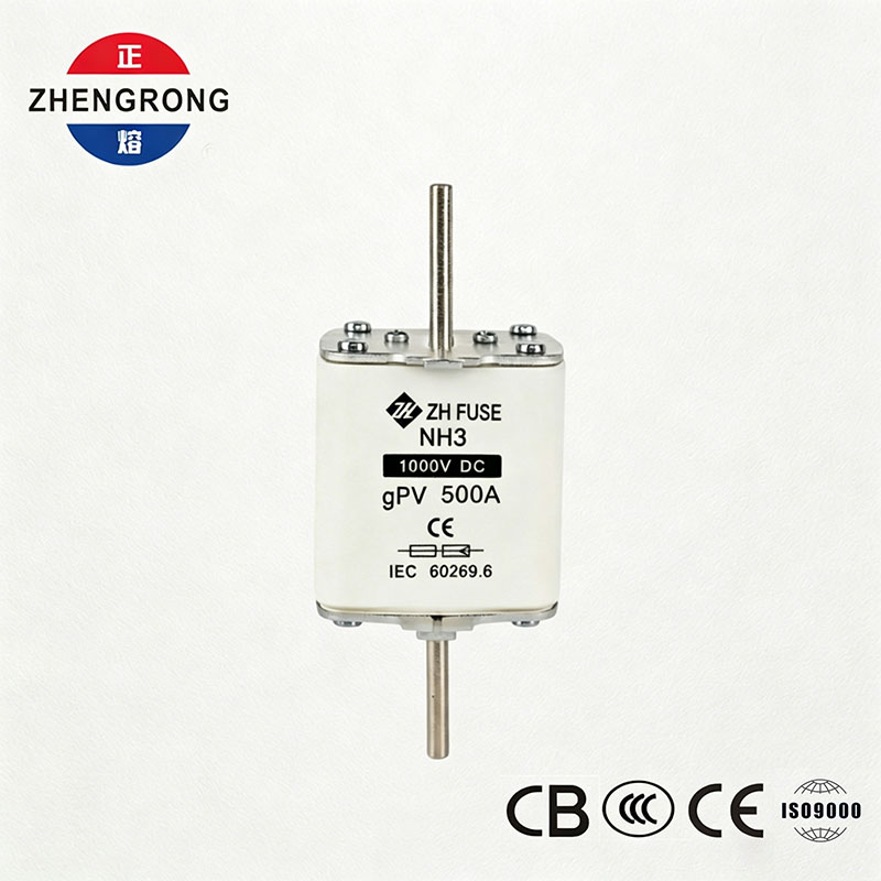Cầu chì NH3 1000V DC 500A gPV cho hệ thống quang điện mặt trời