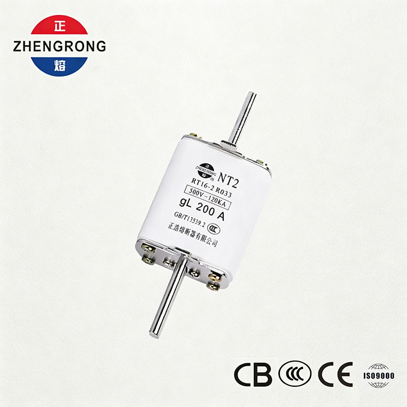 Liên kết cầu chì NT2 200A | Cầu chì gốm RT16-2 500V gL
