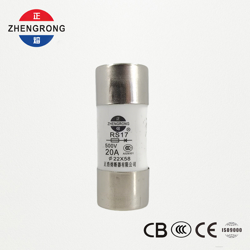 Cầu chì tác động nhanh hình trụ RS17 20A 500V | 22*58mm | Chứng nhận CCC