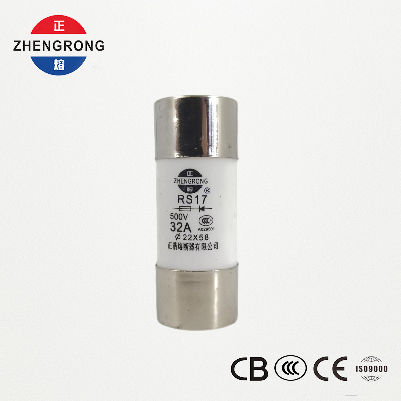 Cầu chì tác động nhanh hình trụ RS17 32A 500V | 22*58mm | Chứng nhận CCC