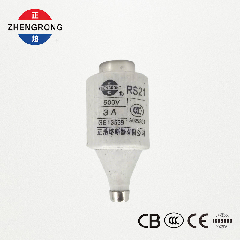 Cầu chì loại trục vít tác động nhanh RS21 3A 500V